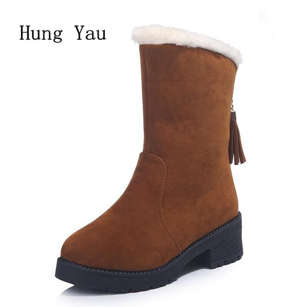 boots women snow ankle 2021 winter warm fringe female casual shoes woman flat fashion round toe platform comfortable, Black
boots women snow ankle 2021 winter warm fringe female casual shoes woman flat fashion round toe platform comfortable, Black
