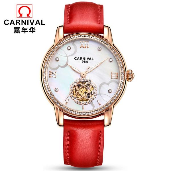 wristwatches reloj automatico fashion women watches switzerland carnival tourbillon automatic watch sapphire luminous, Slivery;brown
wristwatches reloj automatico fashion women watches switzerland carnival tourbillon automatic watch sapphire luminous, Slivery;brown
