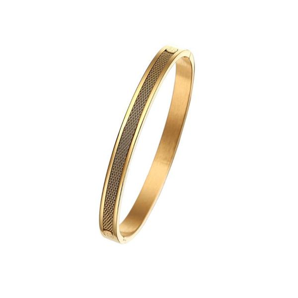 bangle wholesale 6mm wire jewelry brushed titanium steel mesh design gold ladies, Black
bangle wholesale 6mm wire jewelry brushed titanium steel mesh design gold ladies, Black