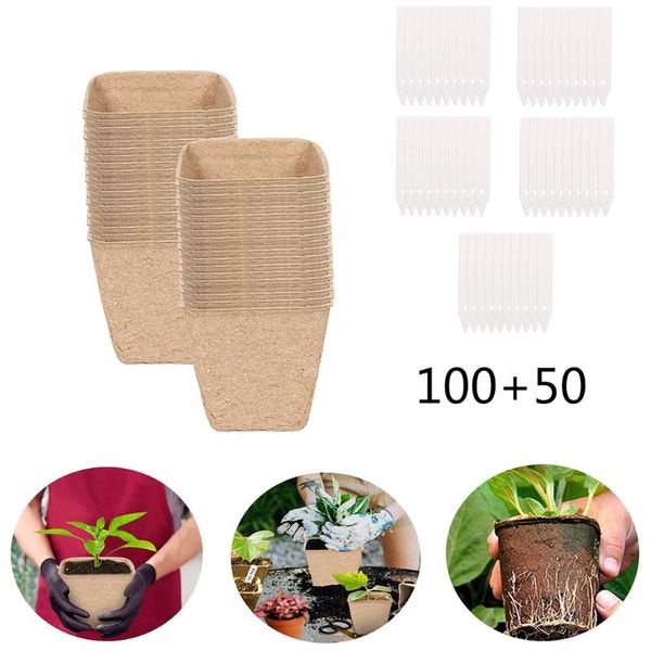 planters & pots 100pcs pulp peat cups with 50pcs plant labels markers kit for garden seedling tray au12 21 dropship
planters & pots 100pcs pulp peat cups with 50pcs plant labels markers kit for garden seedling tray au12 21 dropship