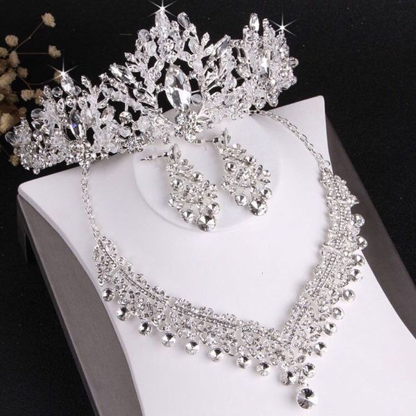 jewelry sets kmvexo luxury heart crystal bridal wedding rhinestone crown tiara earrings choker necklace african bead set, Black
jewelry sets kmvexo luxury heart crystal bridal wedding rhinestone crown tiara earrings choker necklace african bead set, Black