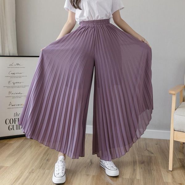 women's pants & capris summer wipe pipes flared palazzo 9 points loose chiffon broek for women sml xl, Black;white
women's pants & capris summer wipe pipes flared palazzo 9 points loose chiffon broek for women sml xl, Black;white