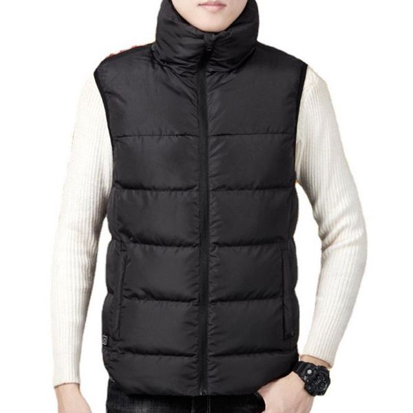 men's vests smart constant temperature heating coat usb safe battery warm men vest casual solid color sleeveless mens waistcoat, Black;white
men's vests smart constant temperature heating coat usb safe battery warm men vest casual solid color sleeveless mens waistcoat, Black;white