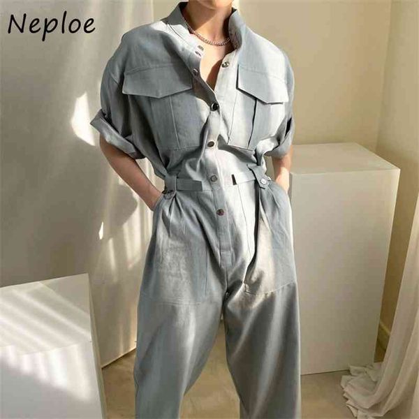 work style ol tooling jumpsuits women high waist hip straight bodysuits femme summer short sleeve playsuits 210422, Black;white
work style ol tooling jumpsuits women high waist hip straight bodysuits femme summer short sleeve playsuits 210422, Black;white