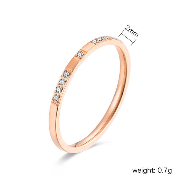 wedding rings couple fine 2mm 1314 womens stainless steel fashion crystal rose gold small simple womans accessories, Slivery;golden
wedding rings couple fine 2mm 1314 womens stainless steel fashion crystal rose gold small simple womans accessories, Slivery;golden