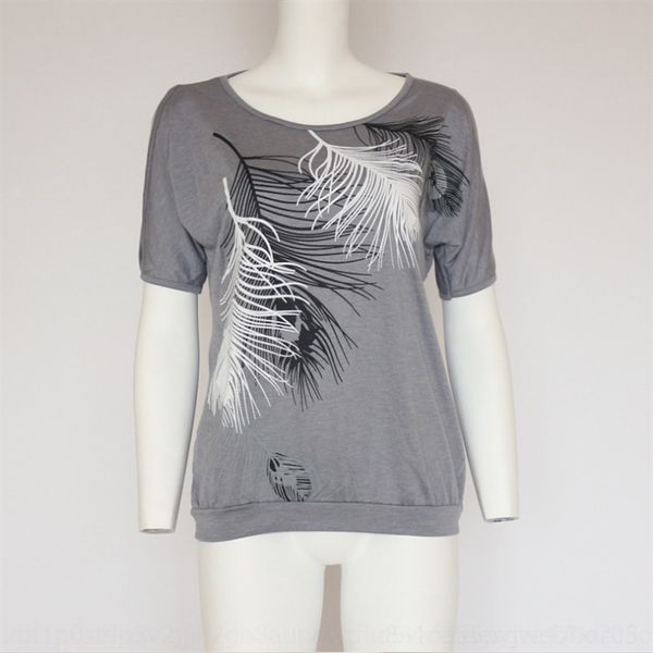 ycu7 feather pritt- t- shoulder roud eck large short sleeve wome'sfeather pritt- t-wome's shirt t-shirt shoulder roud, White
ycu7 feather pritt- t- shoulder roud eck large short sleeve wome'sfeather pritt- t-wome's shirt t-shirt shoulder roud, White