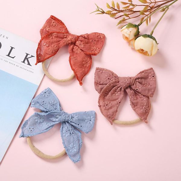baby lace hair bow nylon headband curled edge bows bands born toddler girls kids accessories, Slivery;white
baby lace hair bow nylon headband curled edge bows bands born toddler girls kids accessories, Slivery;white