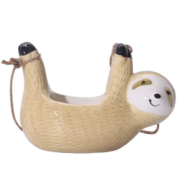 planters & pots sloths flowerpots yellow wall hanging ceramic vase for garden decoration countyard flower pot 
planters & pots sloths flowerpots yellow wall hanging ceramic vase for garden decoration countyard flower pot