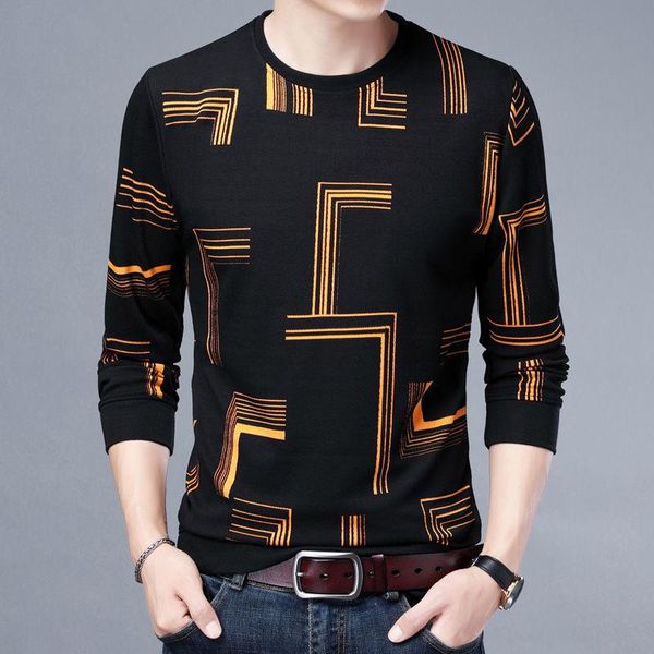 men's t-shirts 2021 high end autumn and winter men's long sleeve korean slim fit youth pullover t-shirt sweater, White;black
men's t-shirts 2021 high end autumn and winter men's long sleeve korean slim fit youth pullover t-shirt sweater, White;black