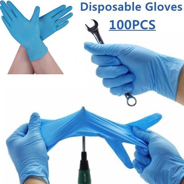 100pcs blue disposable gloves rubber cleaning glove industrial nitrile for home //rubber/garden
100pcs blue disposable gloves rubber cleaning glove industrial nitrile for home //rubber/garden