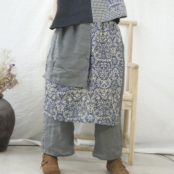 women's pants & capris 2021 autumn full length patchwork print elastic waist wide leg loose leisure women fashion all-match, Black;white
women's pants & capris 2021 autumn full length patchwork print elastic waist wide leg loose leisure women fashion all-match, Black;white