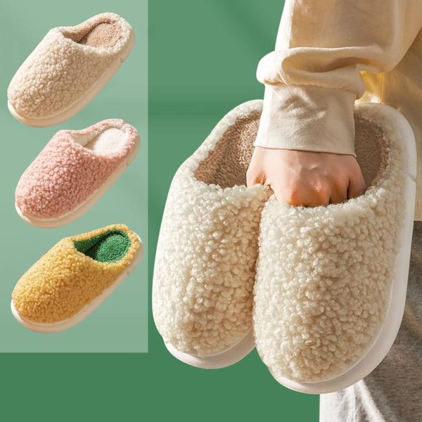 slippers winter casual flat solid women's shoes suede plush home indoor outside warm and comfortable cotton, Black
slippers winter casual flat solid women's shoes suede plush home indoor outside warm and comfortable cotton, Black