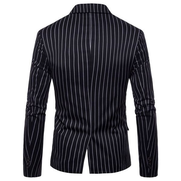 Men's Suits & Blazers Mens Business Casual stripe Blazer Suit Lapel Slim Fit Wedding Outwear jacket Coats americana hombre D5AM, White;black
Men's Suits & Blazers Mens Business Casual stripe Blazer Suit Lapel Slim Fit Wedding Outwear jacket Coats americana hombre D5AM, White;black