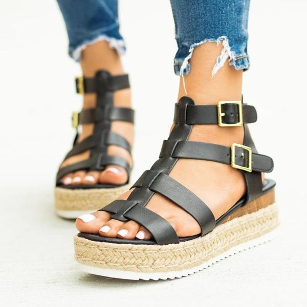 dress shoes sandals women platform casual ankle buckle strap open toe summer woman sandalias mujer 2021, Black
dress shoes sandals women platform casual ankle buckle strap open toe summer woman sandalias mujer 2021, Black