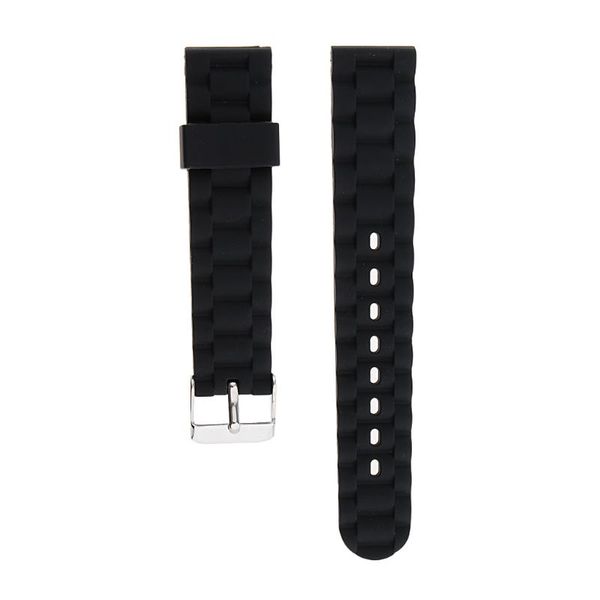 watch bands fashion charm silicone watchband stainless steel buckle black, Black;brown
watch bands fashion charm silicone watchband stainless steel buckle black, Black;brown
