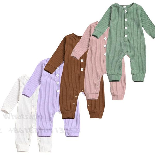 jumpsuits 2021 pure color infant clothes autumn born baby rompers ribbed kids button jumpsuit boys girl toddler romper, Blue
jumpsuits 2021 pure color infant clothes autumn born baby rompers ribbed kids button jumpsuit boys girl toddler romper, Blue