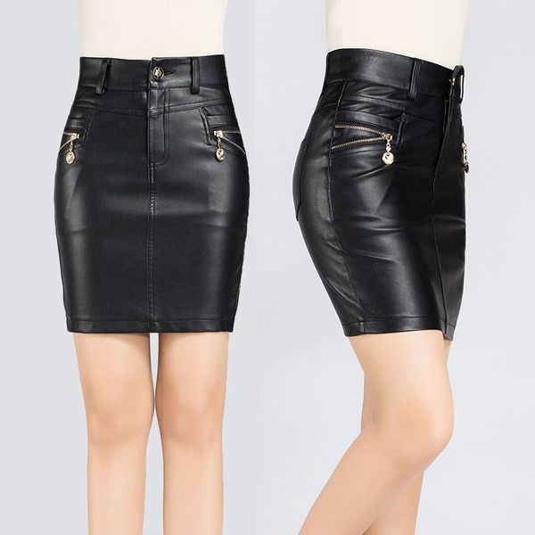 skirts small leather skirt women's autumn winter a- line high waist short base woman faldas jupe, Black
skirts small leather skirt women's autumn winter a- line high waist short base woman faldas jupe, Black