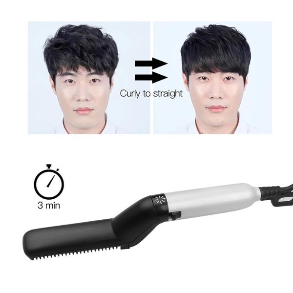 hair brushes electric beard styling comb curler quick straightening permed clip styler men, Silver
hair brushes electric beard styling comb curler quick straightening permed clip styler men, Silver