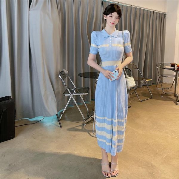 casual dresses knitted maxi dress women's autumn/summer sweater pullover striped waist slim elegance base robe, Black;gray
casual dresses knitted maxi dress women's autumn/summer sweater pullover striped waist slim elegance base robe, Black;gray