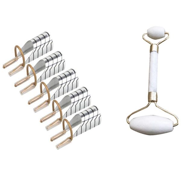 box nail art c curved shape extension guide tips mold tool & 1 pcs white double head facial massage roller jade face kits
box nail art c curved shape extension guide tips mold tool & 1 pcs white double head facial massage roller jade face kits