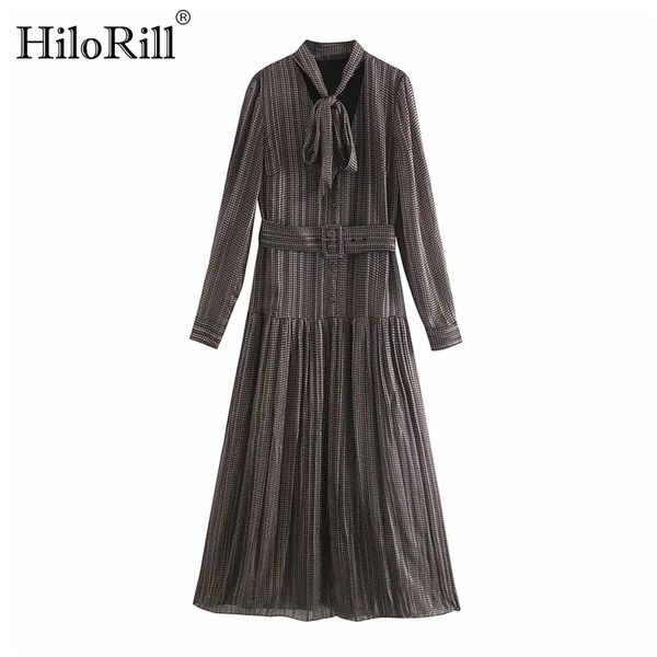 dot print maxi long dress autumn spring bow tie neck elegant pleated es sleeve bandage shirt vestidos 210508, Black;gray
dot print maxi long dress autumn spring bow tie neck elegant pleated es sleeve bandage shirt vestidos 210508, Black;gray