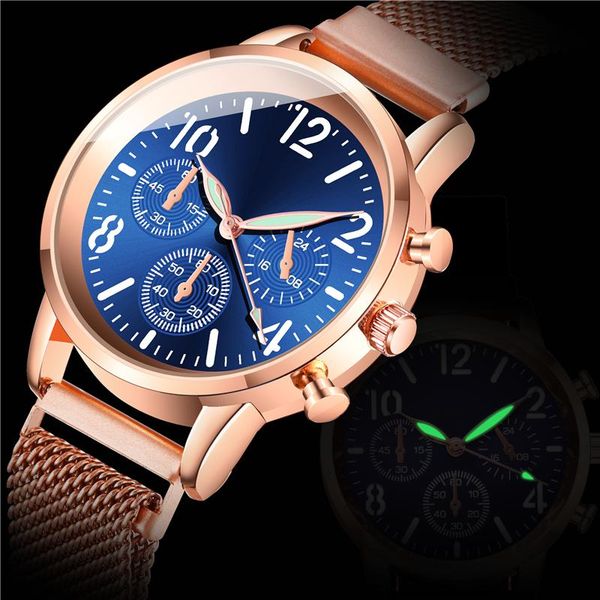 women watches luxury 3-eyes rosy gold luminous quartz watch mesh magnet casual relogio feminino ladies wristwatch wristwatches, Slivery;brown
women watches luxury 3-eyes rosy gold luminous quartz watch mesh magnet casual relogio feminino ladies wristwatch wristwatches, Slivery;brown