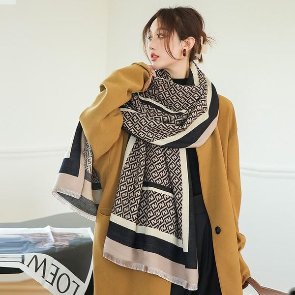 scarves designer letter stripe double-sided thick cashmere scarf fashion wedding shawl luxury winter warm neckerchief blanket, Blue;gray
scarves designer letter stripe double-sided thick cashmere scarf fashion wedding shawl luxury winter warm neckerchief blanket, Blue;gray