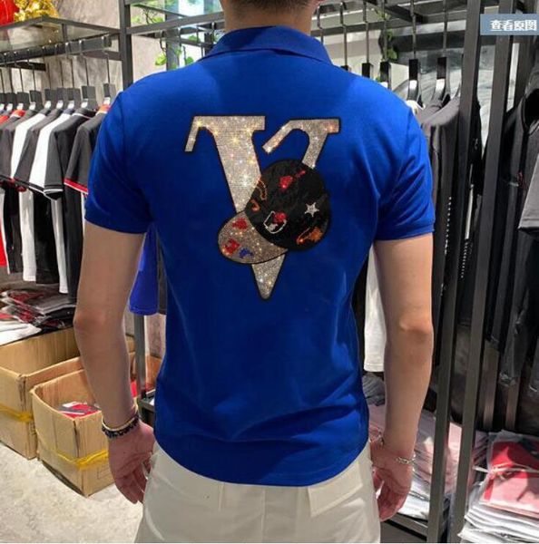 men's t-shirts of polo men 2021 shirt strass summer clothes streetwear gout transport, White;black
men's t-shirts of polo men 2021 shirt strass summer clothes streetwear gout transport, White;black