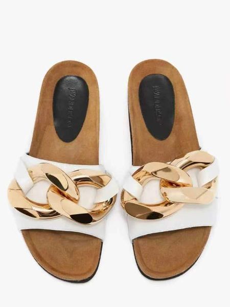 sandals 2021 women slipper fashion big gold chain shoes round toe slip on mules flat heel casual slides flip flops cxs7, Black
sandals 2021 women slipper fashion big gold chain shoes round toe slip on mules flat heel casual slides flip flops cxs7, Black