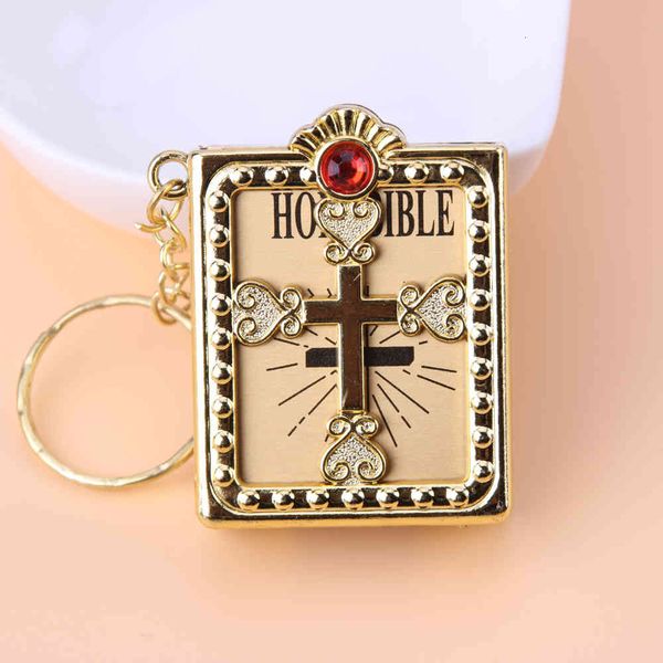 sublimation english spanish mini holy bible keychain religious christian jesus cross key chain women prayer god bless gift souvenirs keyring, Silver
sublimation english spanish mini holy bible keychain religious christian jesus cross key chain women prayer god bless gift souvenirs keyring, Silver