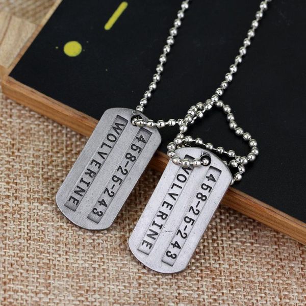 pendant necklaces movies x man the wolverines logan logo letters chain vintage antique silver jewelry yt120
pendant necklaces movies x man the wolverines logan logo letters chain vintage antique silver jewelry yt120