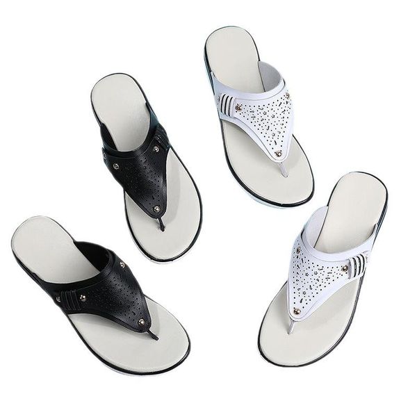 sandals a1-a26 flat shoes genuine leather women's slippers brand designer street beach summer, Black
sandals a1-a26 flat shoes genuine leather women's slippers brand designer street beach summer, Black