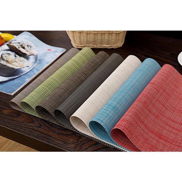 mats & pads 4 piece color anti-skid restaurant table mat waterproof kitchen accessories place western thicken
mats & pads 4 piece color anti-skid restaurant table mat waterproof kitchen accessories place western thicken