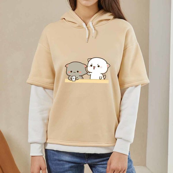 women hoodie harajuku kawaii couple s cartoon cat print sweatshirt korean oversized winter fashion pullover cute clothes, Black
women hoodie harajuku kawaii couple s cartoon cat print sweatshirt korean oversized winter fashion pullover cute clothes, Black