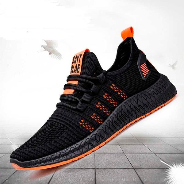 fashion sneakers lightweight men casual shoes breathable male footwear lace up walking shoe 211007, Black;brown
fashion sneakers lightweight men casual shoes breathable male footwear lace up walking shoe 211007, Black;brown