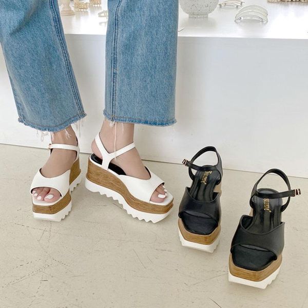 creepers women platform sandals buckle strap wedges peep toe summer bullock shoes woman muffins thick soled sandalias mujer 2021, Black
creepers women platform sandals buckle strap wedges peep toe summer bullock shoes woman muffins thick soled sandalias mujer 2021, Black