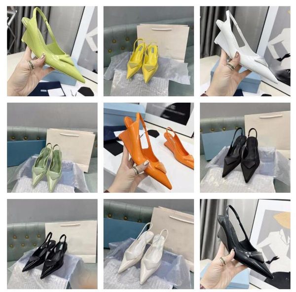 brushed leather slingback pumps women sandals designer leather high heels outdoor shoes party wedding shoes 05, Black
brushed leather slingback pumps women sandals designer leather high heels outdoor shoes party wedding shoes 05, Black