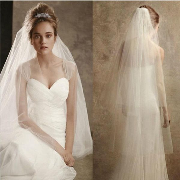 bridal veils two layers short veil with comb wholesale simple cut edge soft tulle accesorie white ivory wedding, Black
bridal veils two layers short veil with comb wholesale simple cut edge soft tulle accesorie white ivory wedding, Black