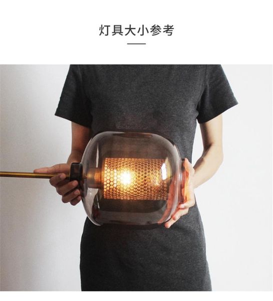 pendant lamps industrial loft smoke-grey candy can glass lights coffee shop aisle bar ins bedroom dining room iron mesh
pendant lamps industrial loft smoke-grey candy can glass lights coffee shop aisle bar ins bedroom dining room iron mesh