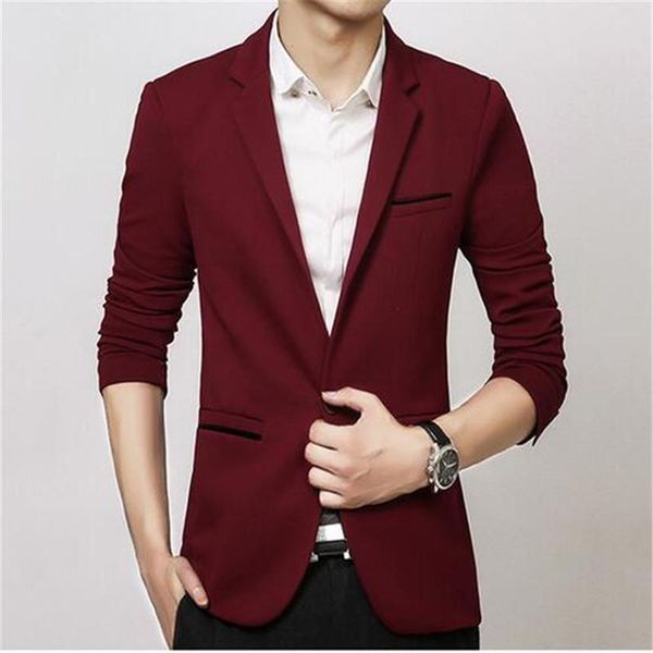 men's suits & blazers arrival luxury men blazer spring fashion brand cotton slim fit suit terno masculino, White;black
men's suits & blazers arrival luxury men blazer spring fashion brand cotton slim fit suit terno masculino, White;black