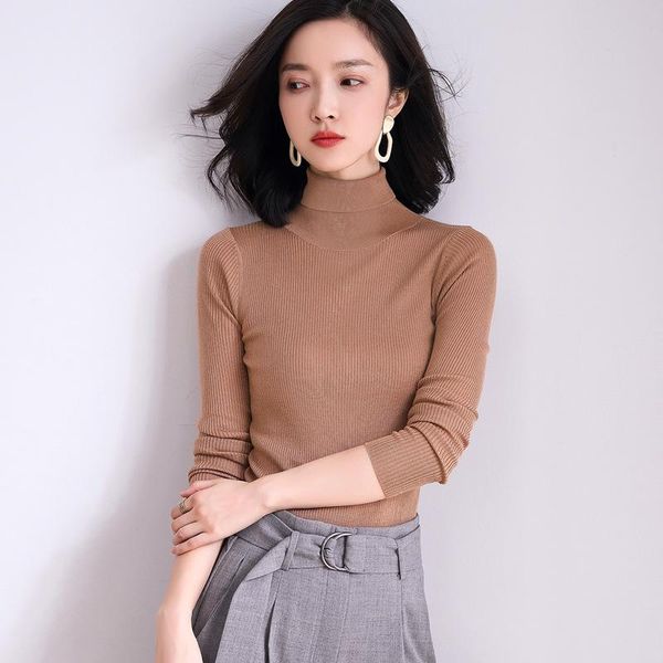 women's sweaters knitted pullovers women cashmere 2021 autumn winter turtleneck wool sweater pullover slim pull femme female knit, White;black
women's sweaters knitted pullovers women cashmere 2021 autumn winter turtleneck wool sweater pullover slim pull femme female knit, White;black