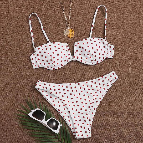 push up unpadded brazilian bikini set women dot print bandage swimsuit triangles swimwear bathing suit s-l women's, White;black
push up unpadded brazilian bikini set women dot print bandage swimsuit triangles swimwear bathing suit s-l women's, White;black