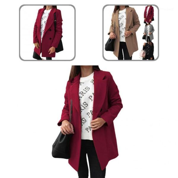 women's jackets winter jacket solid color warm skin-friendly notched lapel female coat for shopping, Black;brown
women's jackets winter jacket solid color warm skin-friendly notched lapel female coat for shopping, Black;brown