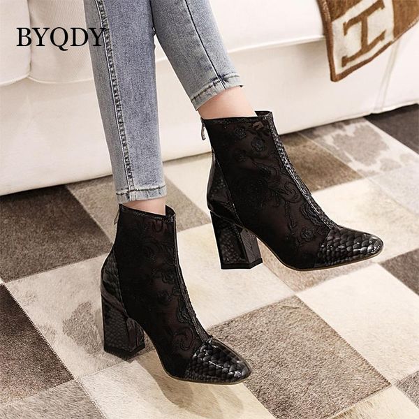 boots byqdy spring woman ethnic embroidery flower ankle ladies mesh snake print patent leather round toe summer shoes, Black
boots byqdy spring woman ethnic embroidery flower ankle ladies mesh snake print patent leather round toe summer shoes, Black