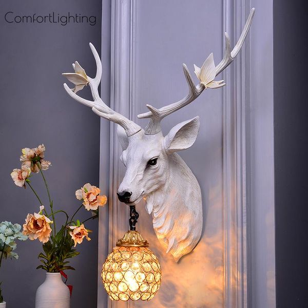 vintage white antler wall lamp creative deer for living room lamps buckhorn kitchen indoor home decor sconce
vintage white antler wall lamp creative deer for living room lamps buckhorn kitchen indoor home decor sconce