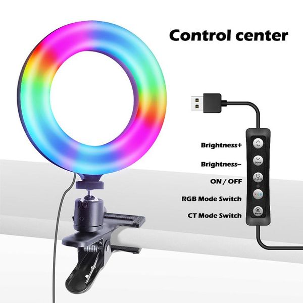 flash heads 6inch rgb filled light clamp mount desktripod selfie ring video conference home makeup lappc led 3000-6000k
flash heads 6inch rgb filled light clamp mount desktripod selfie ring video conference home makeup lappc led 3000-6000k