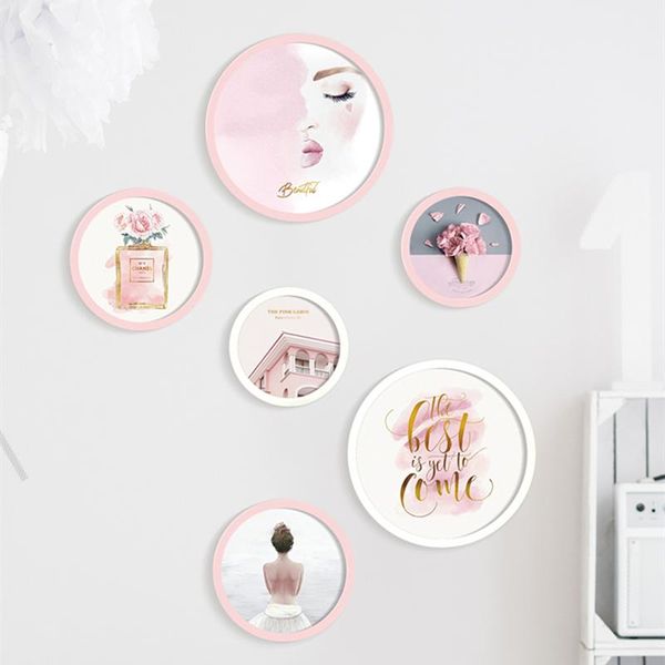frames and mouldings simple pink theme wall hanging po frame set for female creative home decor picture round combination 
frames and mouldings simple pink theme wall hanging po frame set for female creative home decor picture round combination