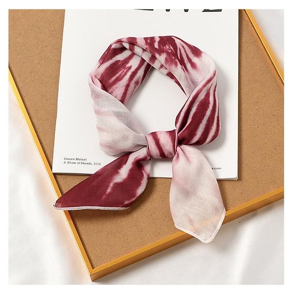 scarves 2021 painting square bandana women classic cotton neckwear hair scarf girl decoration headband, Blue;gray
scarves 2021 painting square bandana women classic cotton neckwear hair scarf girl decoration headband, Blue;gray