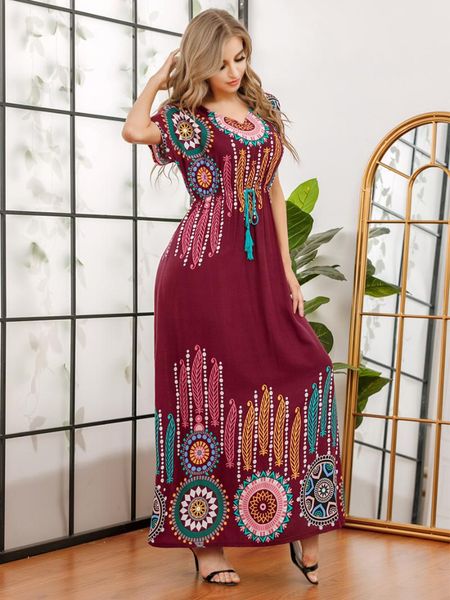 ethnic clothing plus size women's printed dress arab muslim turban long ramadan eid mubarak kaftan abaya dubai turkish robe islam, Red
ethnic clothing plus size women's printed dress arab muslim turban long ramadan eid mubarak kaftan abaya dubai turkish robe islam, Red