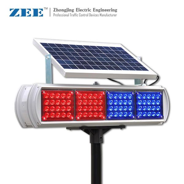 solar high flux led road hazard warning light double side red & blue caution traffic
solar high flux led road hazard warning light double side red & blue caution traffic